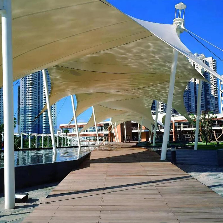 托克逊县膜结构景观棚